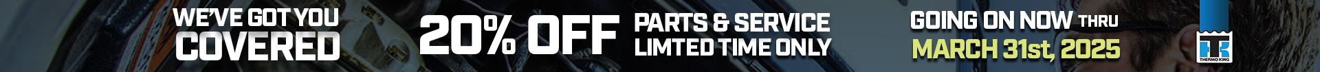 20% OFF Parts and Services